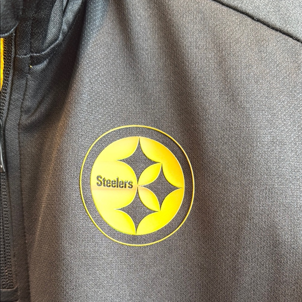 NFL Steelers Youth Size Large 14/16 Black and Gold Pullover - Picture 4 of 6